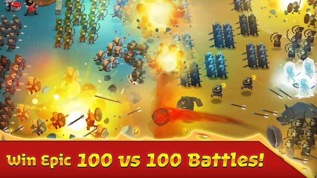 Battle Legion: Mass Troops RPG スクリーンショット 1
