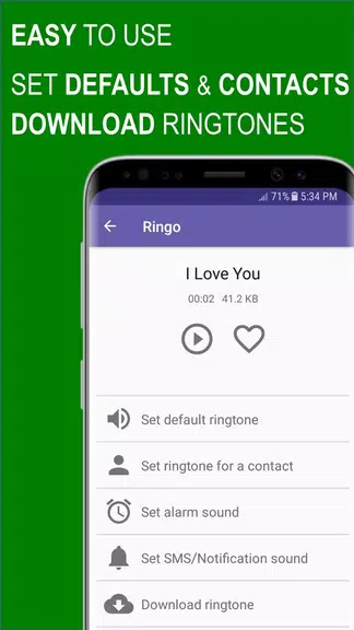 Ringo Ringtones Notifications Schermafbeelding 2