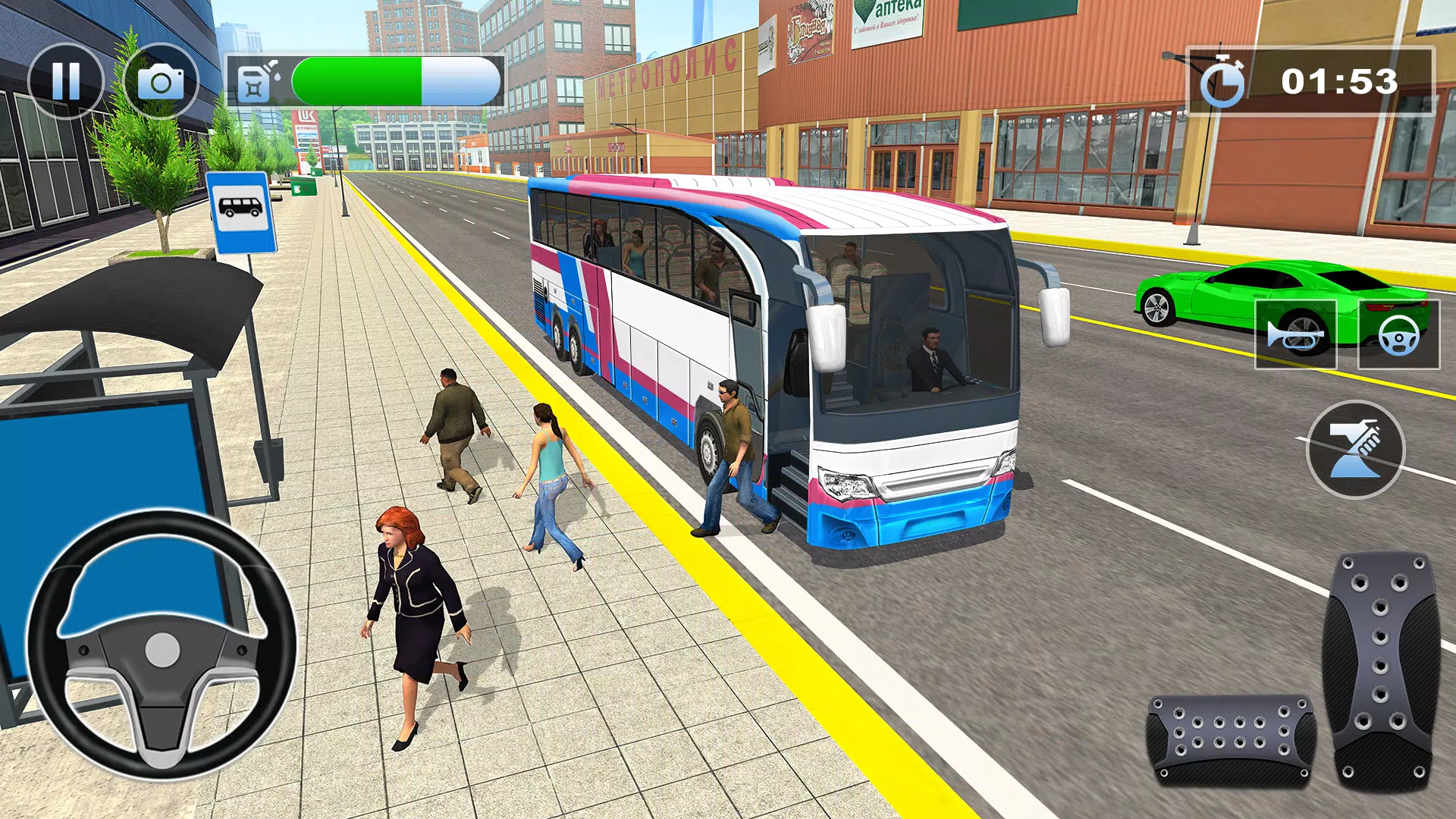 Bus Simulator : 3D Bus Games ภาพหน้าจอ 3