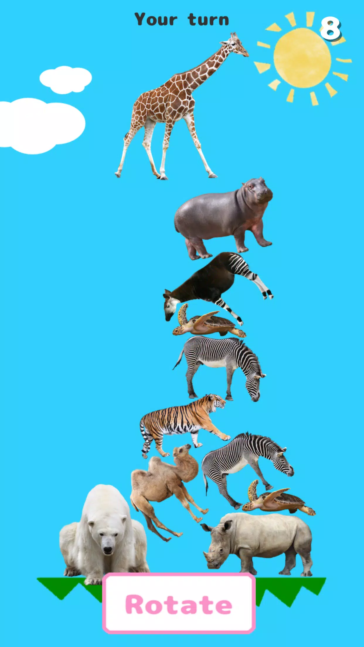 Animal Tower Battle Screenshot 3