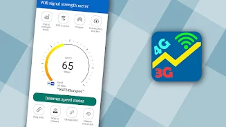 WiFi analyzer, WiFi speedmeter Tangkapan skrin 0