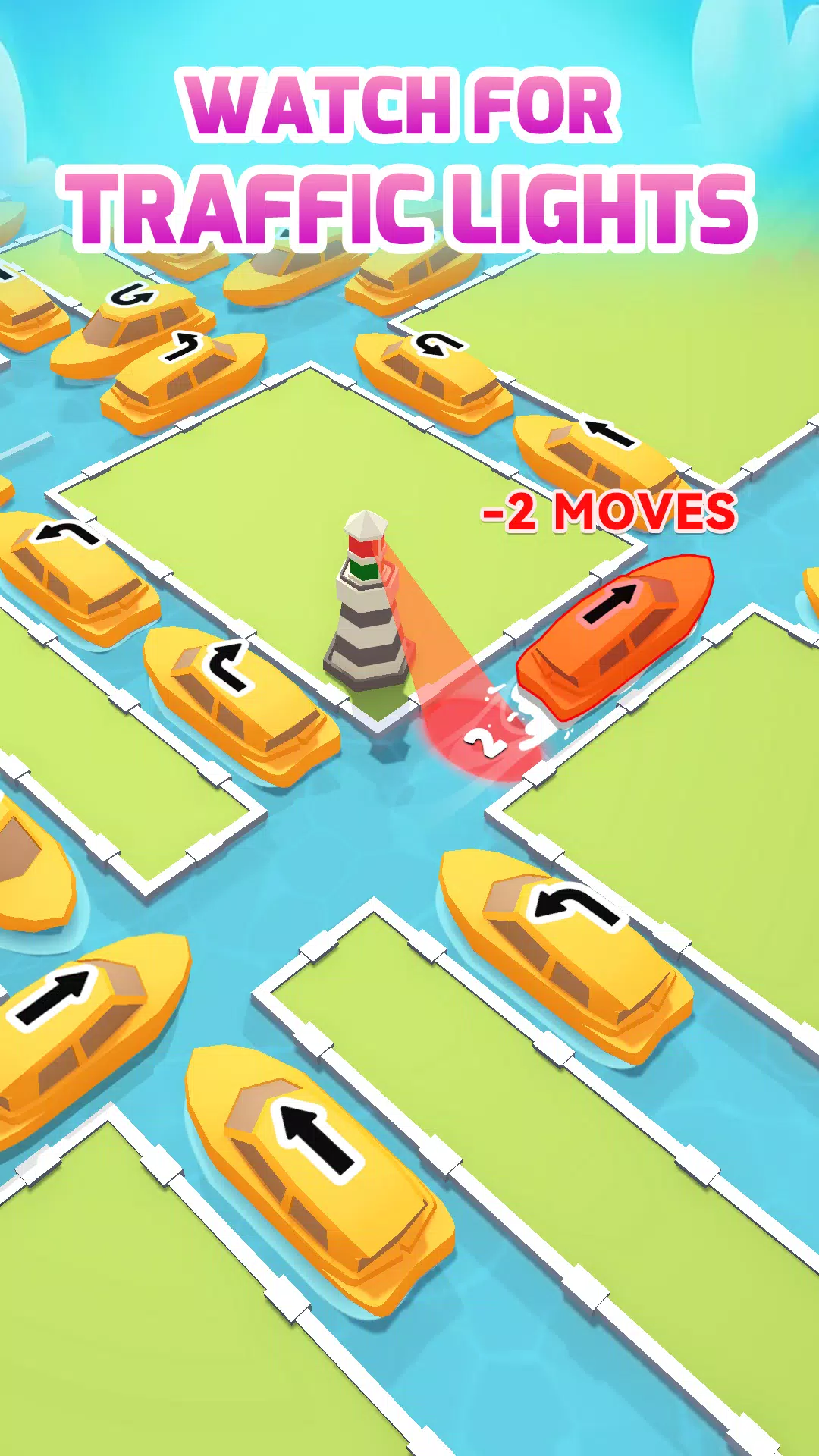 Canal Jam:Traffic Escape Captura de pantalla 2