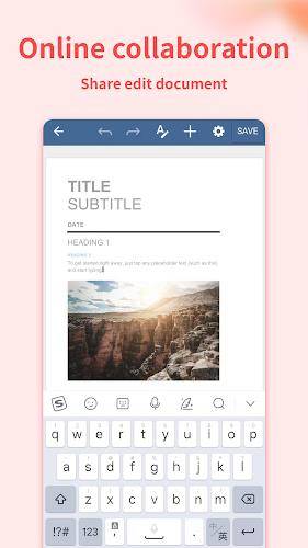 Document Editor:Word,Sheet,PDF ภาพหน้าจอ 3