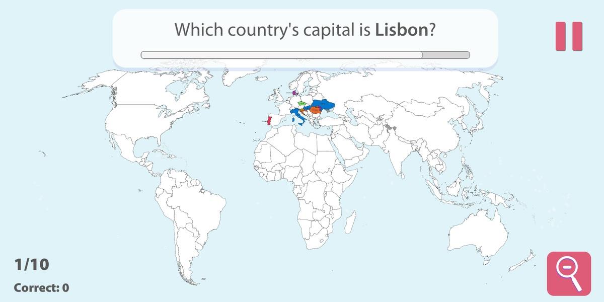 StudyGe－Géographie quiz Capture d'écran 3