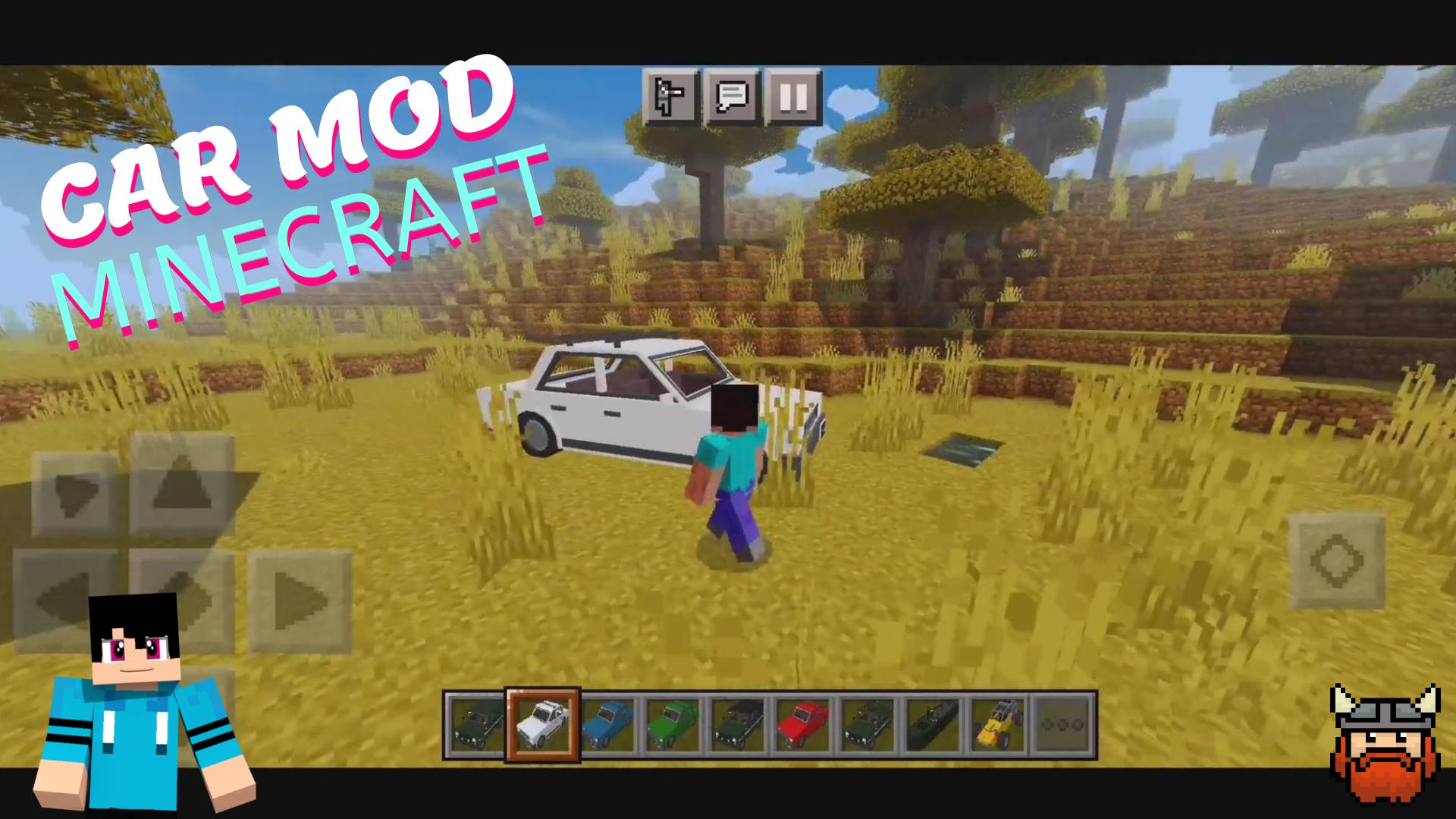 Cars Mod for Minecraft PE Capture d'écran 1