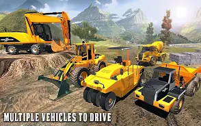 Road Builder Construction 2018 Captura de tela 1