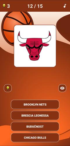 Basketball Logo Quiz Captura de tela 0