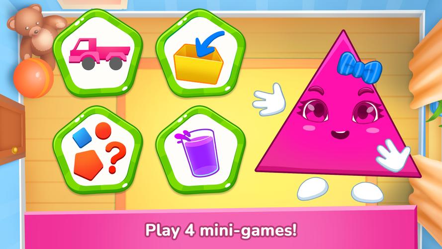 Learning shapes & colors games Скриншот 1