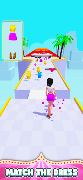 DressUp Run! Mod स्क्रीनशॉट 1