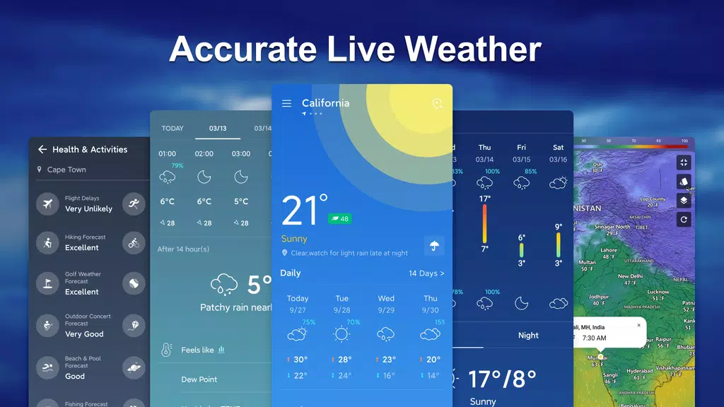 Weather Live: Accurate Weather Captura de pantalla 0
