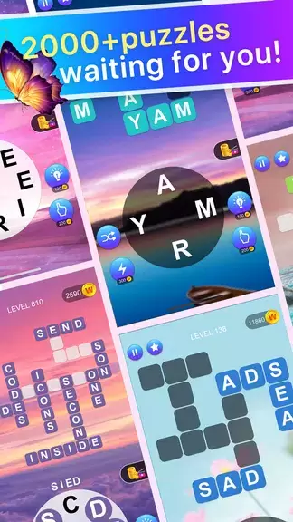 Word Games Master - Crossword ဖန်သားပြင်ဓာတ်ပုံ 2