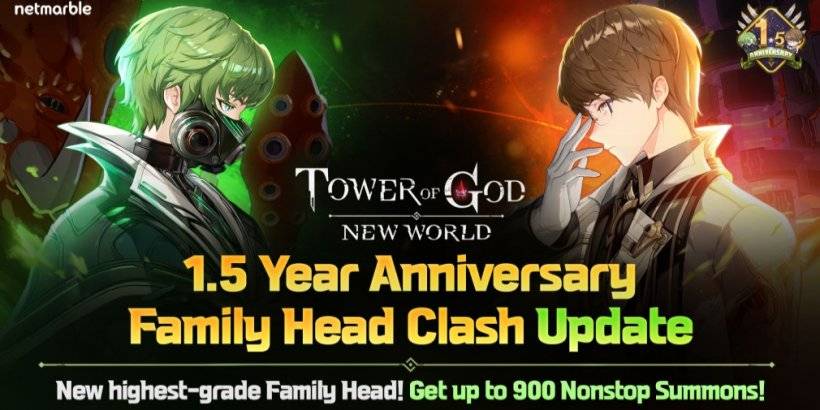 Tower of God: New World viert zijn 1,5-jarig jubileum met twee nieuwe teamgenoten en nog enkele evenementen