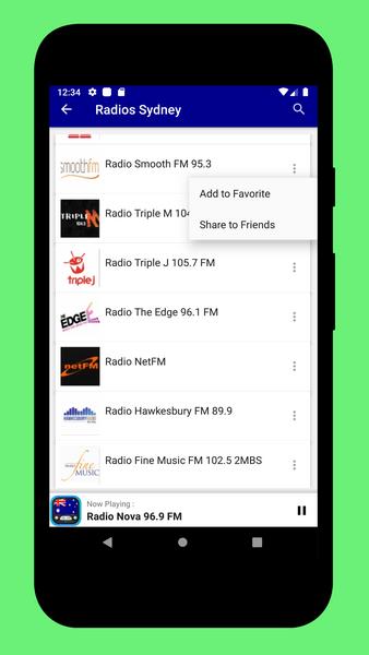 Radio App Australia: FM Online स्क्रीनशॉट 2