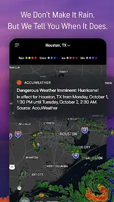 Schermata AccuWeather: Weather Radar 2