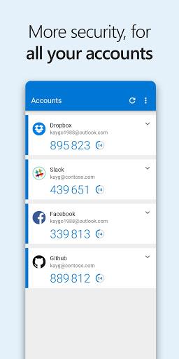 Microsoft Authenticator スクリーンショット 1