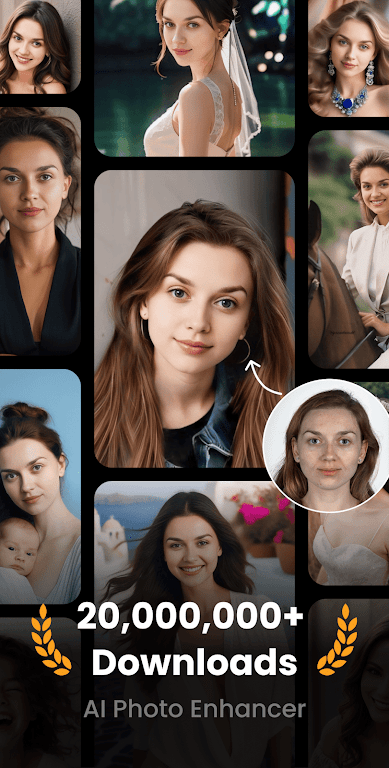 UpFoto – AI Photo Enhancer Mod スクリーンショット 0