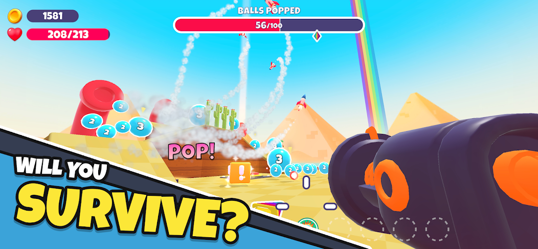 Super Balls 3D Mod ဖန်သားပြင်ဓာတ်ပုံ 1