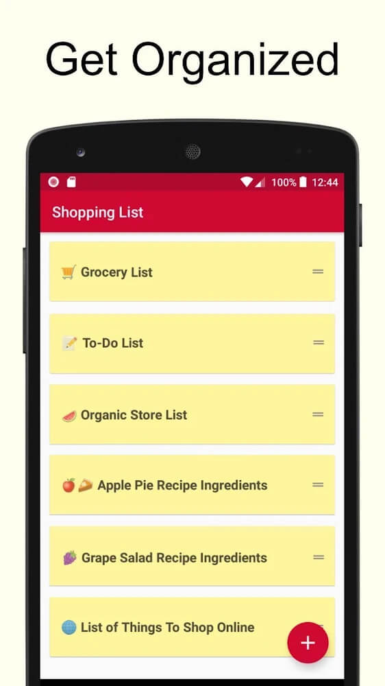 Shopping List Mod ဖန်သားပြင်ဓာတ်ပုံ 0