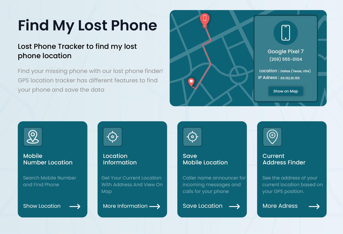 Find Lost Phone スクリーンショット 0