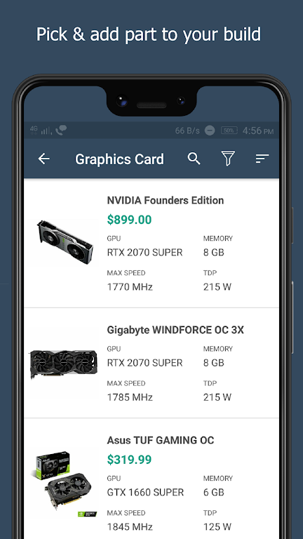 Build My PC - Part Picker for应用截图第0张