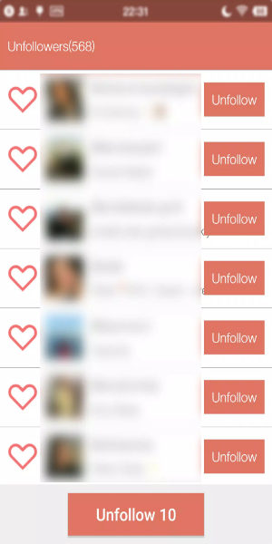 Unfollower Plus - Non followers & Following 스크린샷 0
