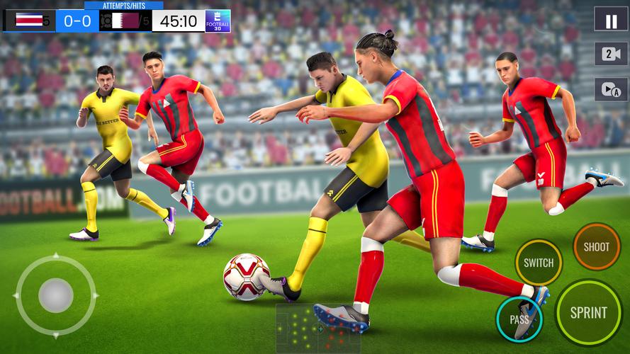 Football 3D Star Captura de pantalla 3