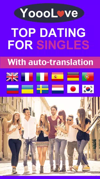 YoooLove Dating with auto-translation - Free chat Schermafbeelding 0