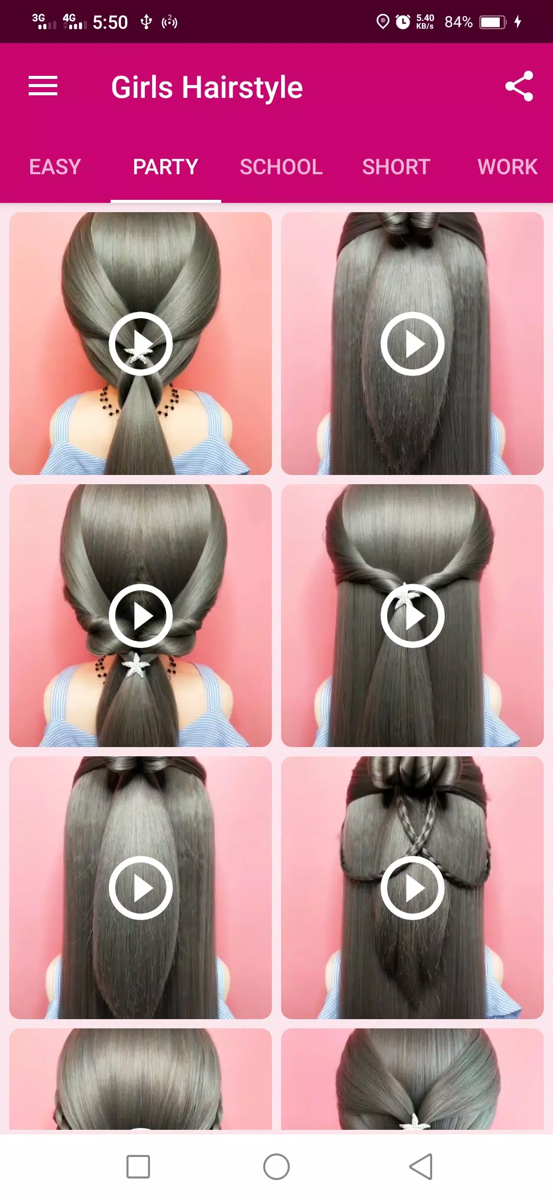 Girls Hairstyle Скриншот 1