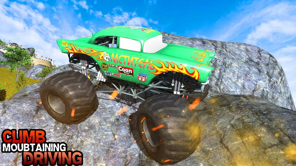 Pickup Truck Hill Climb Racing Screenshot 3