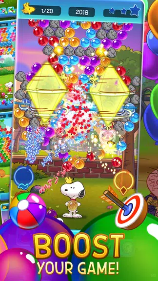 Bubble Shooter - Snoopy POP! Tangkapan skrin 3