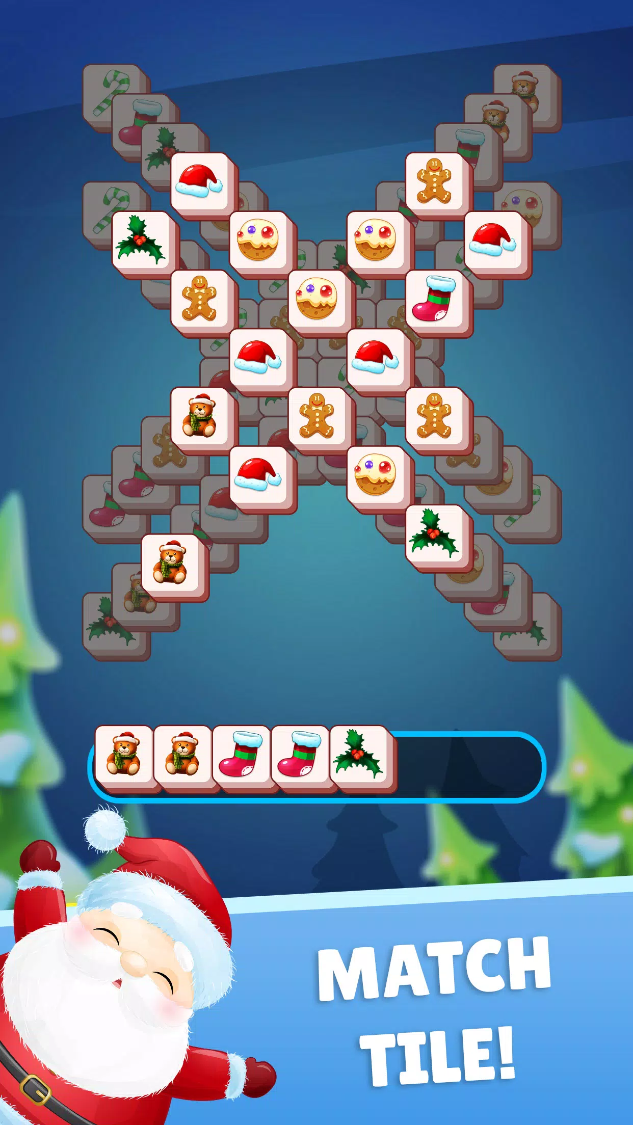 Christmas Mahjong Screenshot 0