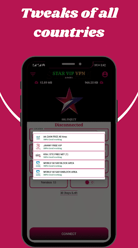 STAR VIP VPN Tangkapan skrin 2