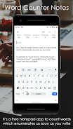 Word Counter Note CountablePad स्क्रीनशॉट 0