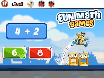 Math Games for kids: addition Captura de pantalla 0