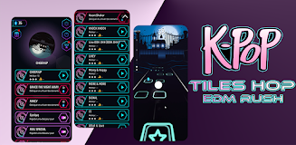 Tiles Hop: KPOP EDM Rush Tangkapan skrin 1