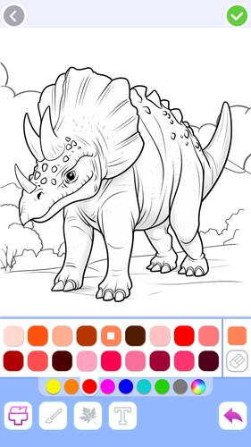 Dino Coloring Скриншот 0