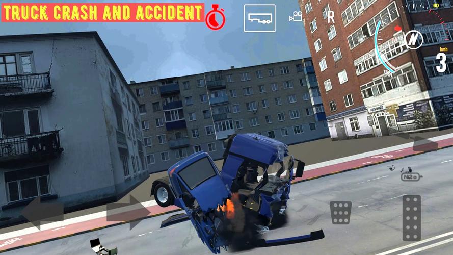 Truck Crash And Accident Captura de pantalla 3