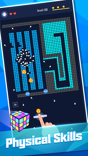 Break Bricks - Bricks Breaker Mod Captura de pantalla 2
