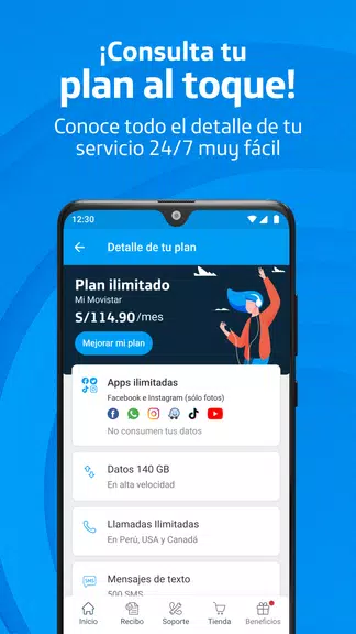 Schermata Mi Movistar Perú 2