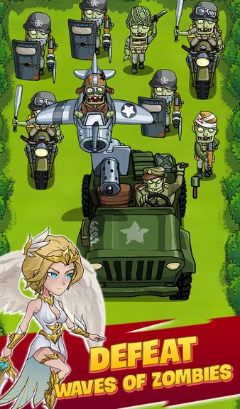 Schermata Zombie War Idle Defense Game 3