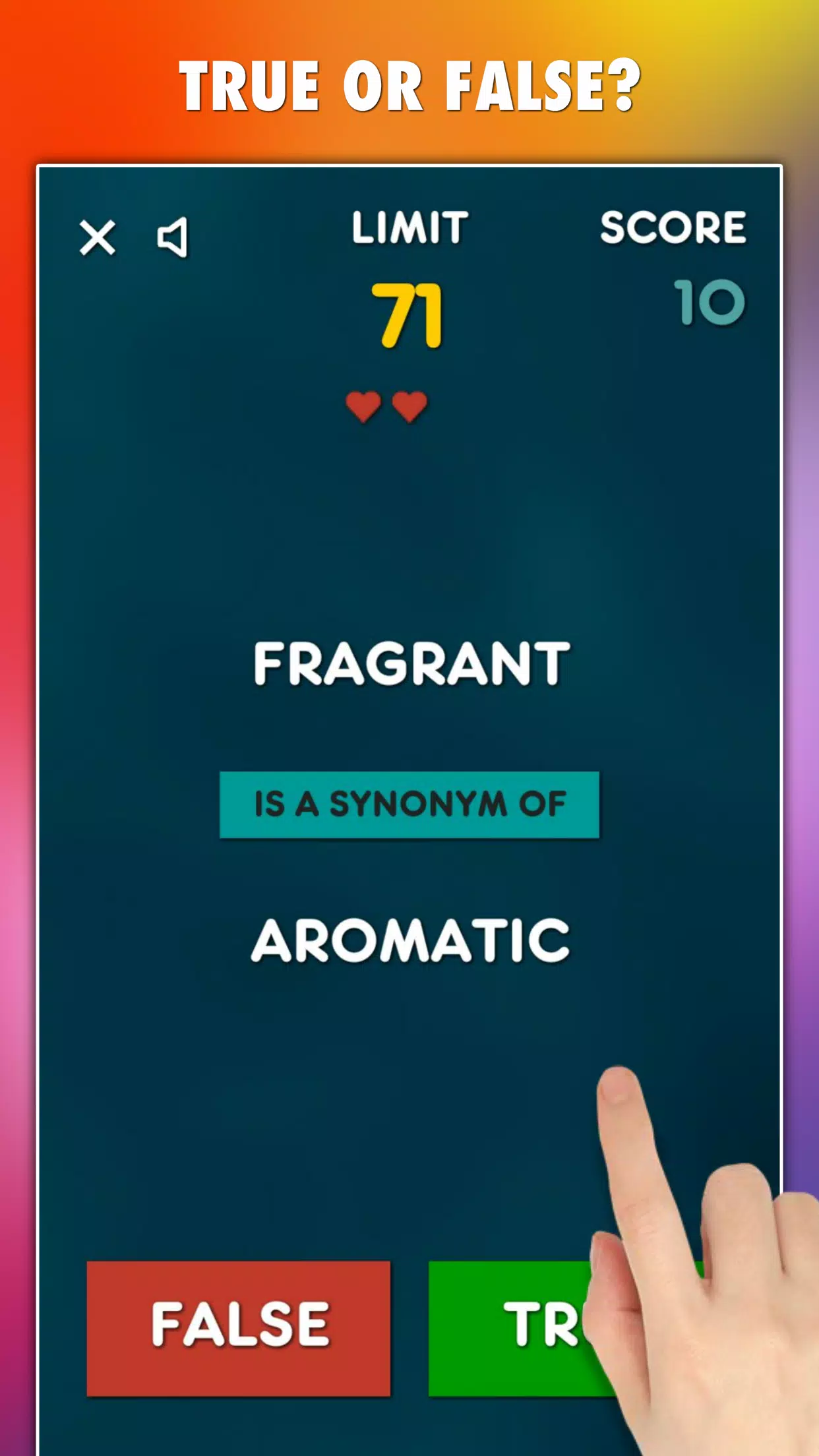 Synonyms Game Скриншот 1