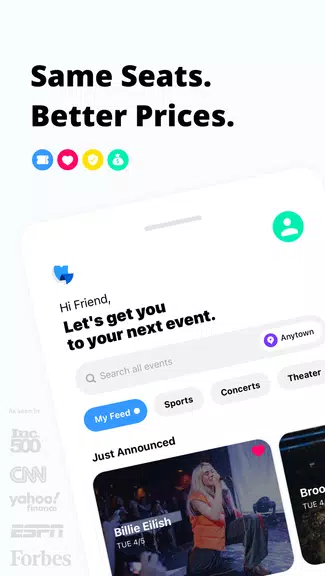 TickPick: Boletos para Eventos Captura de pantalla 0