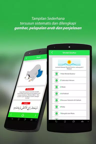 Tuntunan Sholat Lengkap +audio Capture d'écran 1