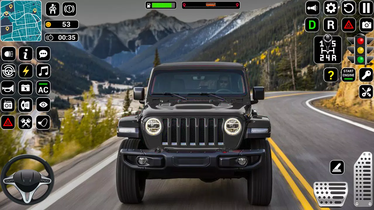 SUV 4x4 Jeep Driving Games 3D Captura de pantalla 0