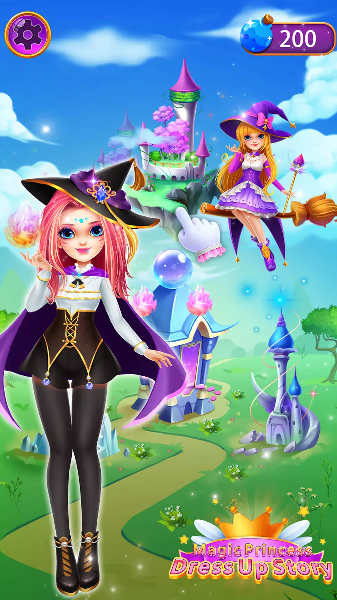 Magic Princess Dress Up Story Captura de tela 0