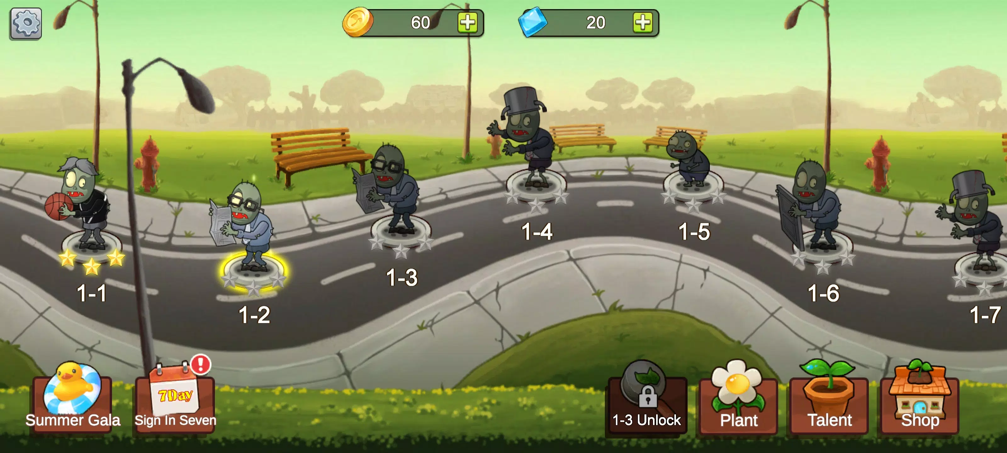 Merge Plants – Defense Zombies Ảnh chụp màn hình 0