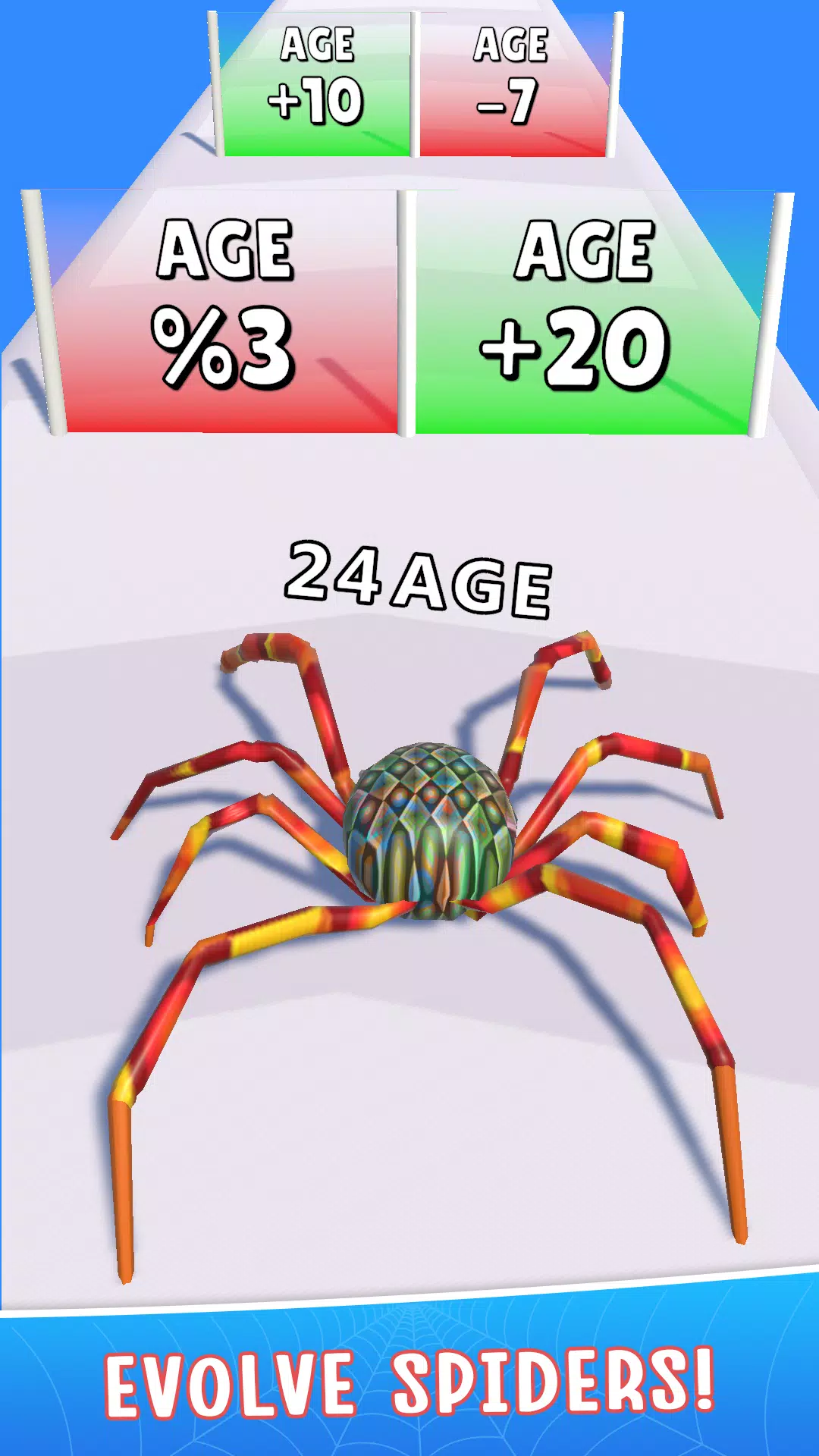 Spider Run: Spider Evolution Ảnh chụp màn hình 0