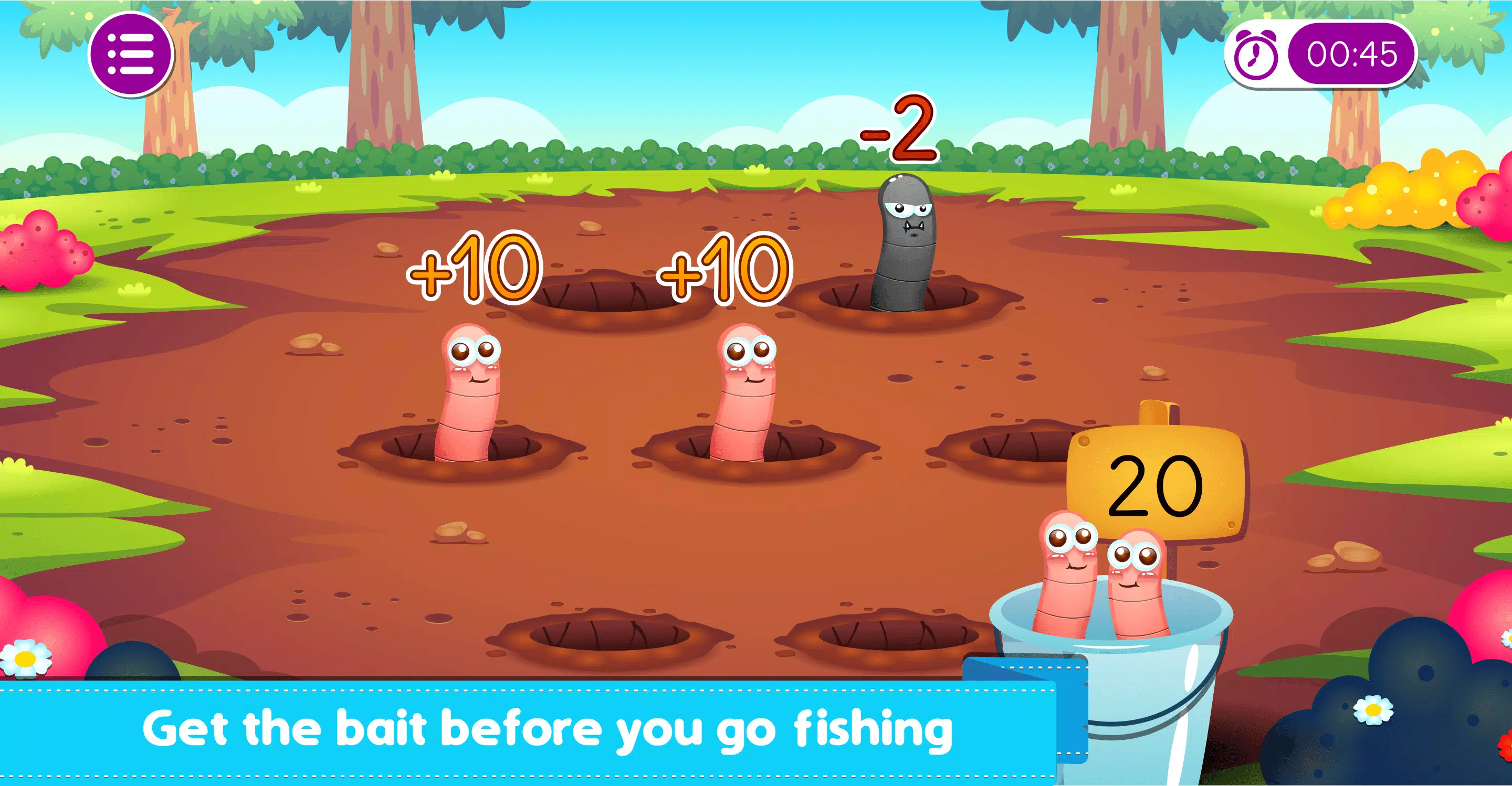 Marbel Fishing - Kids Games Ảnh chụp màn hình 1