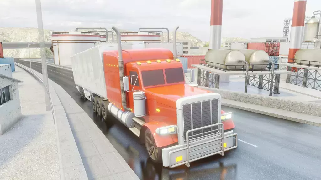 Usa Truck Simulator Car Games Captura de pantalla 2