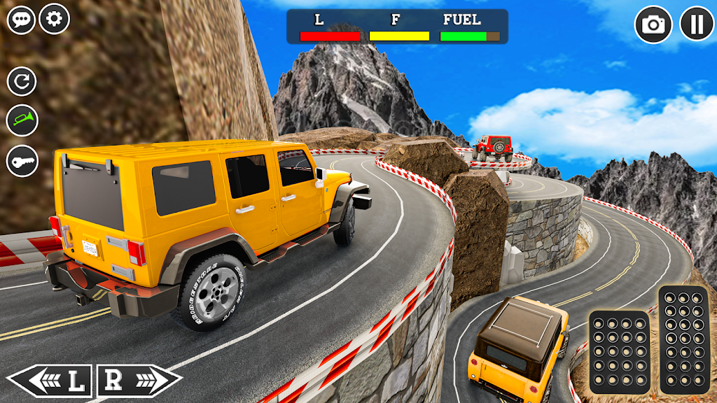 Schermata 4x4 Mountain Climb Car Games 0